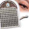 TOOCHUNAG Lash Clusters Natural Wispy Eyelash Clusters C Curly DIY