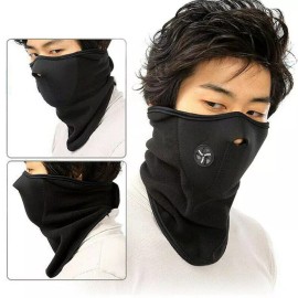 Unbranded Men Women Winter Fleece Warmer Filter Half Face Mask Ski Motorcycle Mouth Covers