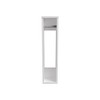 TREATLIFE HOME Elegant White Wall-Mounted Toilet Paper Holder, Modern Design,