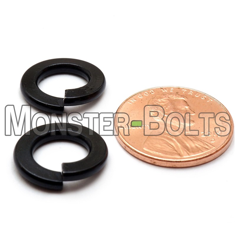 MonsterBolts - M8 Split Lock Washer, DIN 127B, Spring Steel,