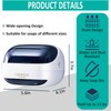 NEWBOVIK Soap Holder with Lid, Premium ABS Soap Dish with