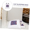 DRESSOOS Cat Sleeping Bag Cat Bed Warm Cat Nest Fluffy