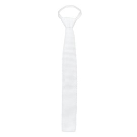 White Polyester Equestrian Necktie Stock Tie Unisex Male Female Horse Riding Accessory