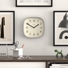 JONES CLOCKS Square Retro Wall Clock Made of High Quality