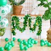50FT St.Patrick's Day Tinsel Garland Shamrock Clover Green Gold Metallic