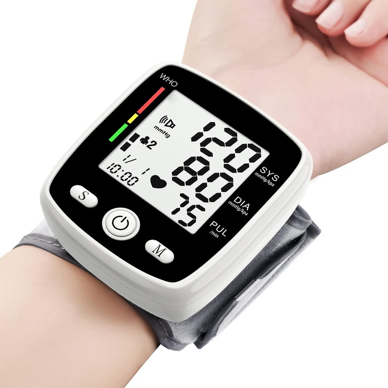 Blood Pressure Monitor Digital Wrist BP Machine Automatic BP Cuff