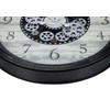 Monarch Specialties I 9030 Clocks, 30" Round, Gear Mechanism, Large