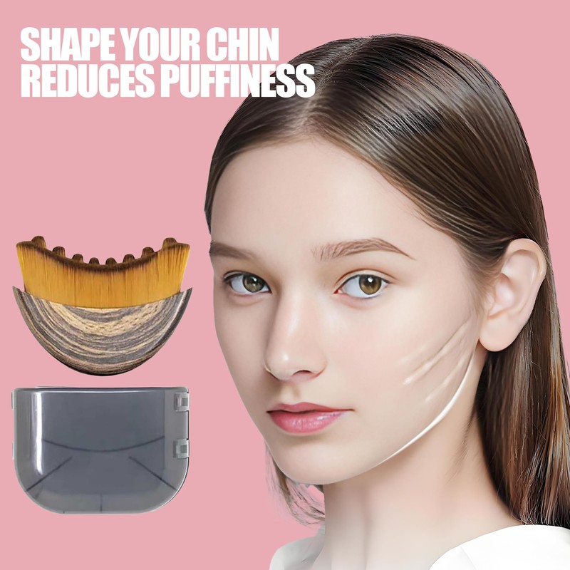 Lymphatic Contour Face Brush Lymphatic Drainage Massager Double Chin Reducer