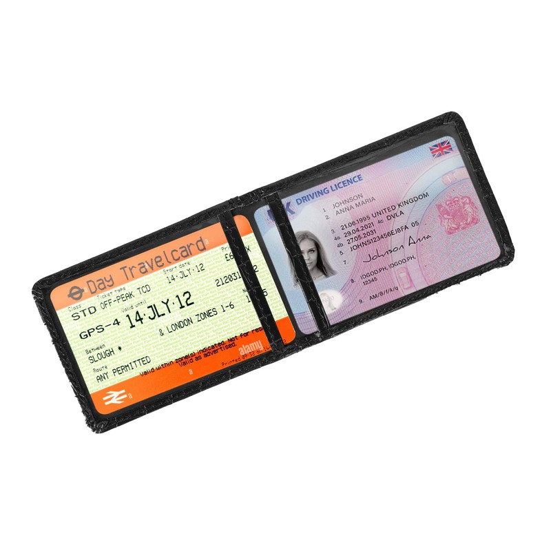 WooStyle Travel Pass Holder - Croc Pattern, Oyster Card Cover,