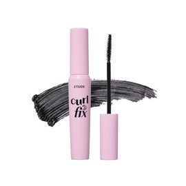 ETUDE Curl Fix Mascara, Lash Mascara, Strong Curl Up, Long-Lasting, Waterproof, Light-Weight, Korean Makeup, Beauty, Vegan Certified, Black (0.254 Fl Oz)