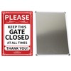 2 Pack Please Keep This Gate Closed At All Times