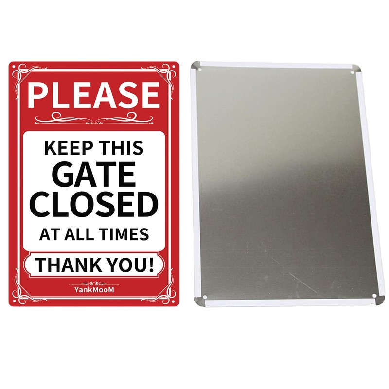 2 Pack Please Keep This Gate Closed At All Times