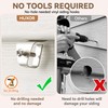 HUXOR Vinyl Siding Clips, 15 Pack No Drill, No Hole