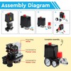 SWAWIS Pressure Switch Compressor 220 V Pressure Regulator for Air