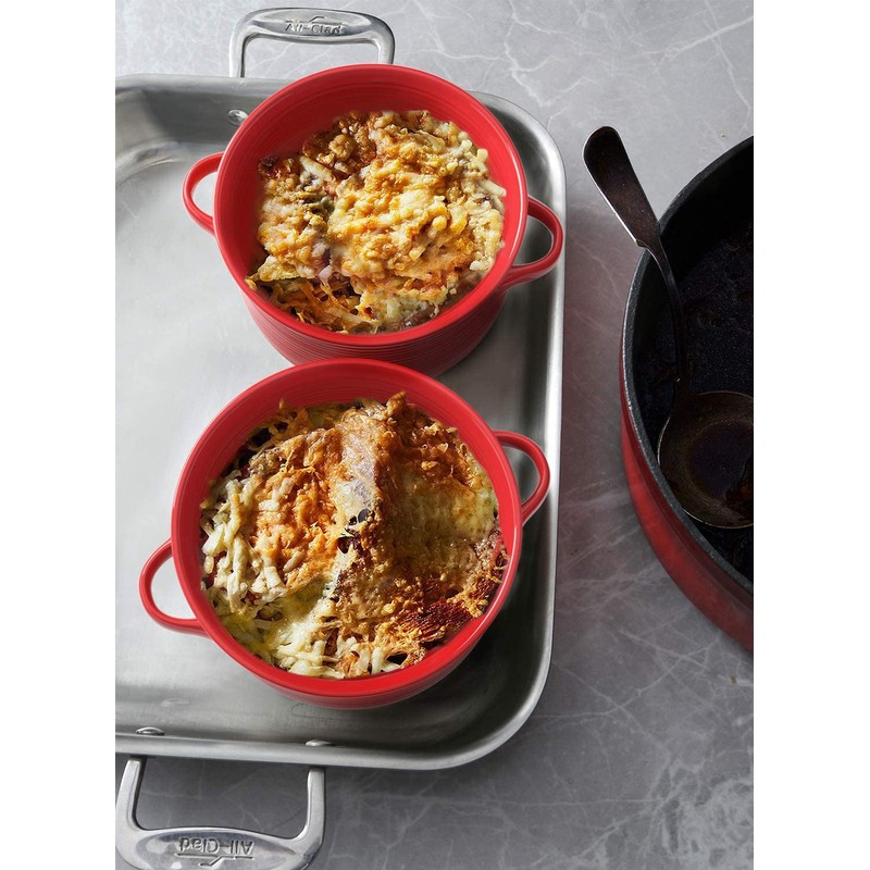 LE TAUCI Soup Bowls with Handles, Ceramic French Onion Soup