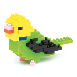 Kawada Kawada Nanoblock Budgerigar green opaline () Building Kit