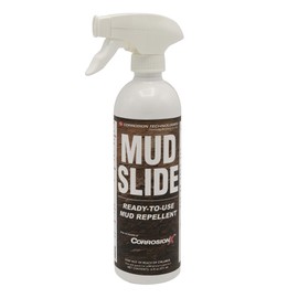 Corrosion Technologies Mud Slide, Non-Staining Repellent Spray for Off-Road Race Cars, ATVs & UTVs, Quick-Release Formula Removes Clay, Oil & Exhaust on Plates, Paint, Wraps & Panels, 16 fl oz