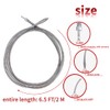 6.5 FT Drill Drain Snake,Sink Unclogging Tool That Can Be