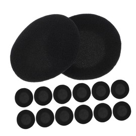 CIYODO Soft Headset Ear Pad Covers 30pcs Round Sponge Earphone Pad Cushions Replacement for H330 H340 H600 H111
