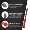Dry Diamond Drill Bits Set - FOCSTOL 4pcs 6/8/10/12mm Diamond