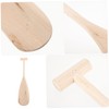 Operitacx Comfort Canoes Paddle Unisex Wood Oar for Lightweight Design