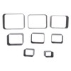8pcs Leather Punch Cutter Mold High Carbon Steel Hollow Punch