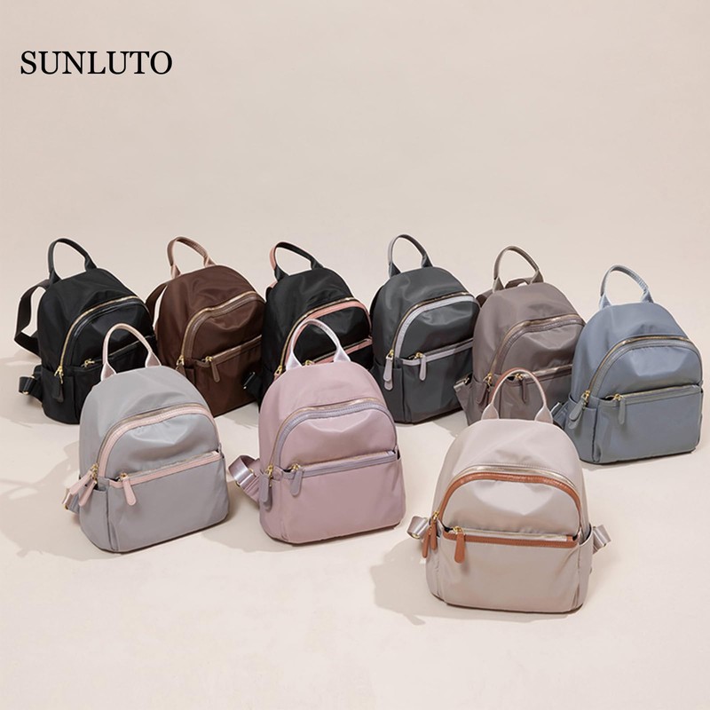 SUNLUTO Ladies' Backpack Cute Large Capacity Mini Bag Small Lightweight