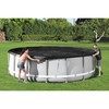 Bestway Round PVC 16 Foot Pool Cover for Above Ground