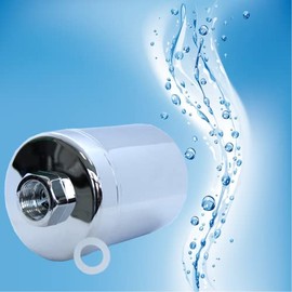 Shower Filter, Bathtubs and Tap Filter Tap Filter with 1/2 Inch Connection in Chrome Look Holiday Filter Limescale Filter