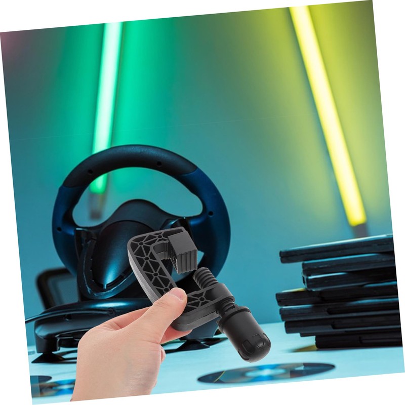 ABOOFAN Vehicle Game Parts Steering Wheel Clamp Ergonomic Replacement Clip