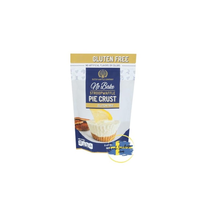 No Bake Stroopwafel Pie Crust - GLUTEN FREE, 16oz (1