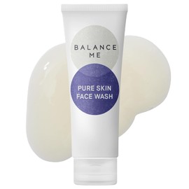 Balance Me Pure Skin Face Wash – Hydrating & Soothing Foaming Facial Cleanser for Combination Skin, Gentle & Refreshing Daily Face Wash with Natural Ingredients, 4.23 fl oz (125 ml)