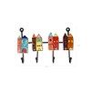 Gall&Zick Wall Hook Colourful Set Ceramic Hand Painted Hand Painted