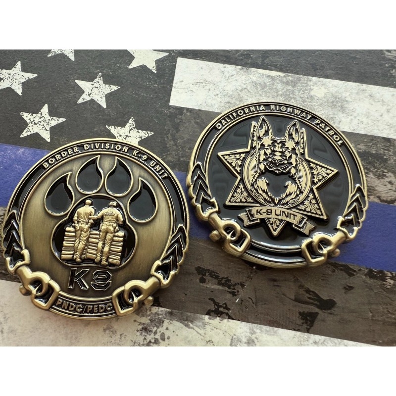 K9 Challenge Coin (Border Division)