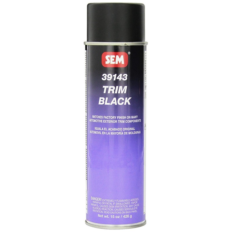 SEM. 39143 Trim Black Aerosol - 15 oz.