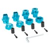 Treehobby 4Pcs 17Mm Hex Nuts Adapter Splined Wheel Hubs Widen