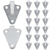Naapesi 20PCS 3-Hole Tarpaulin Hooks, trailer hooks, Tarpaulin attachment, Net