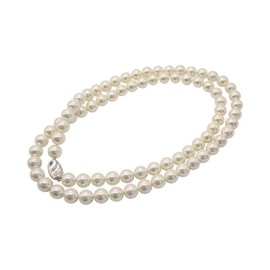 Flower Pearl Grade Natural Core Pearl Oyster Shell pa-rusemirongunekkuresu 10 mm Large Pearls 80 cm