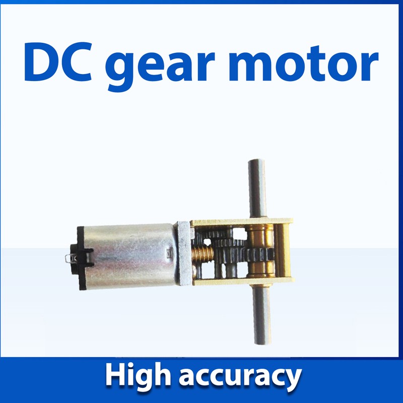 DC12V 27RPM Dual Shaft Motor Micro Worm Gear Reduction Motor