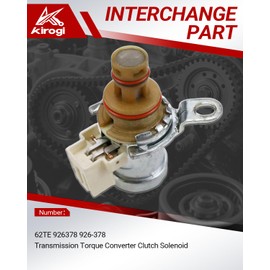 Kirogi 62TE 926-378 Transmission Torque Converter Clutch Solenoid 1pc fit for Ram ProMaster 1500 2500 3500 2014-2021, Dodge Grand Caravan 2008-2020, Journey 2009-2019 Direct Torque Converter Replace