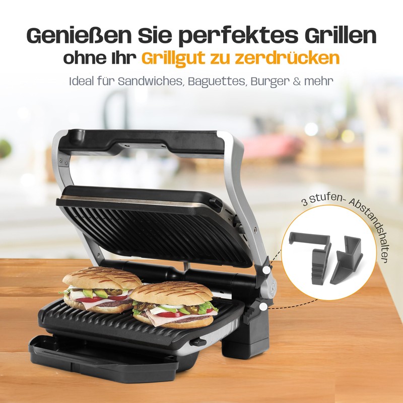 Spacer Clip with 3 Levels, Compatible with Tefal Optigrill, Optigrill