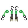 SmartStraps Ratchet Straps - 6ft GRN Padded Ratchet 2pk 1,500lb