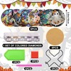 Axquilon 8 Pcs Halloween Diamond Art Coasters Kit for Adults