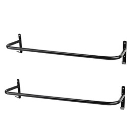 2Pcs Blanket Rack with Bridle Hooks,Wall Mounted Removable Horse Blanket Bar for Hanging Horse Blankets Pads Saddle Blankets,34 Inch