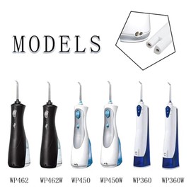 Cargador de 3V para Waterpik WP360 WP360W WP450 WP450W WP462 WP462W Adaptador de hilo dental de agua de repuesto Cable de alimentación de 6.5 pies (solo compatible con la serie de conectores de