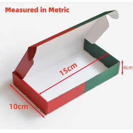 STRBOXONG Patterned Corrugated Cardboard Gift Boxes with Lids 150×100×40mm Royal Mail Shipping Postage Small Parcel Postal Boxes for Posting or Gift Packaging Mailing 10 Pcs(Antlers)