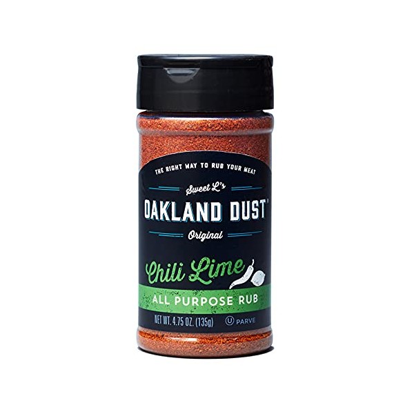 Oakland Dust Chili Lime All Purpose Rub 6 Oz (156g)
