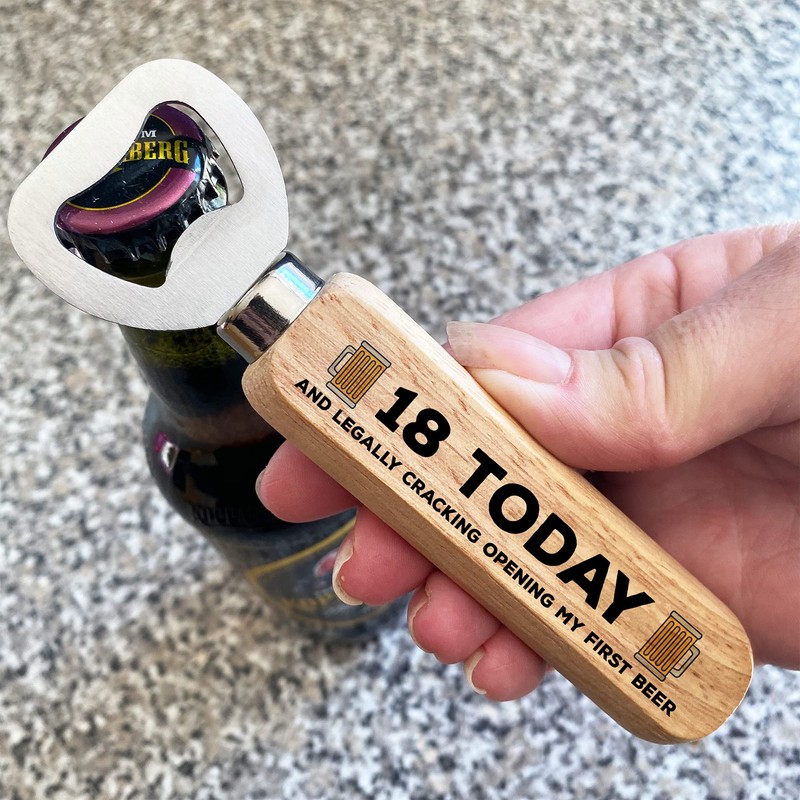 Novelty 18th Birthday Gift Bottle Opener Son Brother 18th Birthday