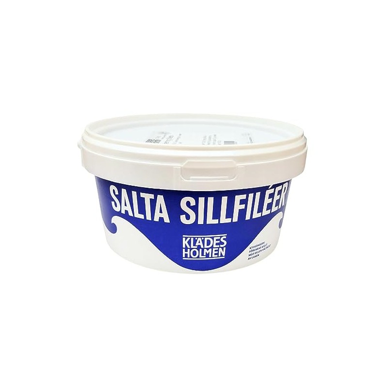 Kladesholmen Matjes Salt Herring Filets Pail, 4.4lb