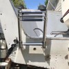 Mojiate Made Stainless Steel Boat Ladder 4-Step, Telescoping Transom Stepladder,